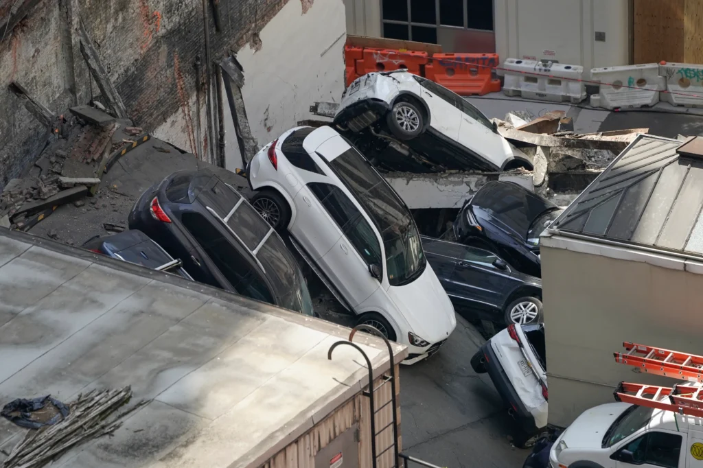 Ann Street Parking Structure Collapse in New York